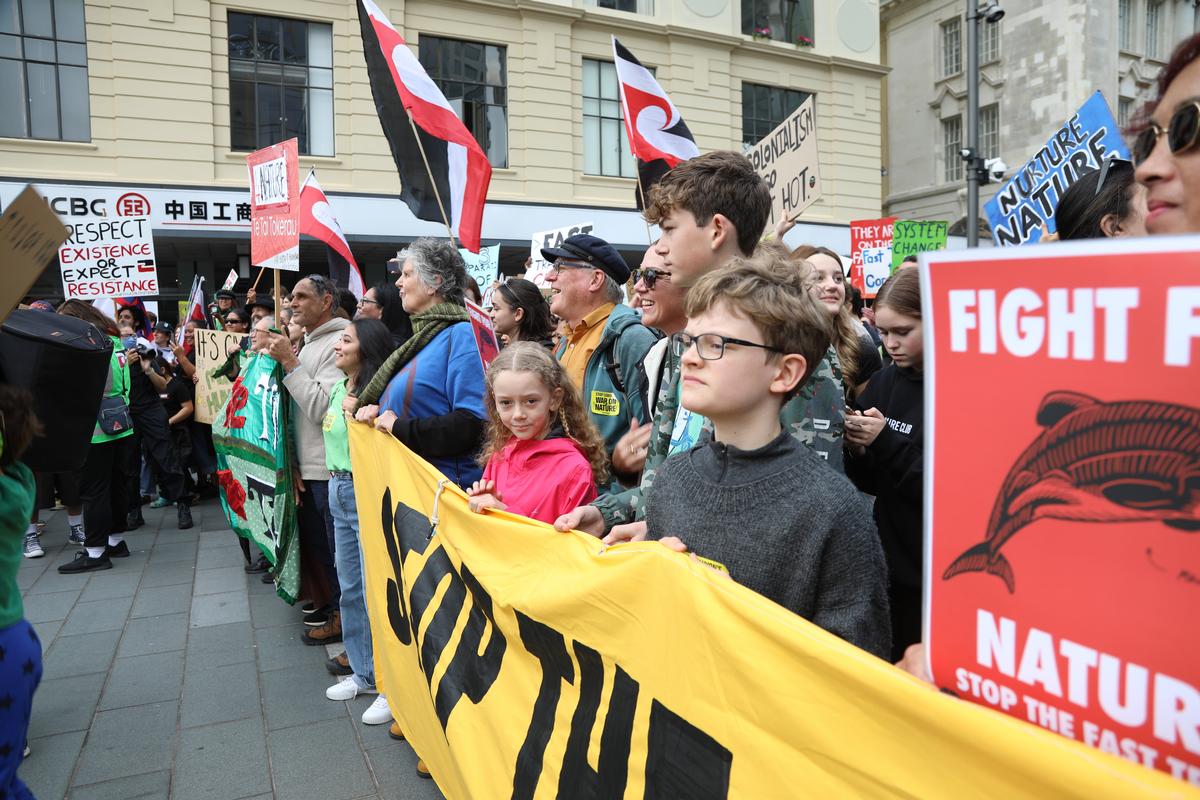 Dennis Tohovaka Fight For Nature Protest